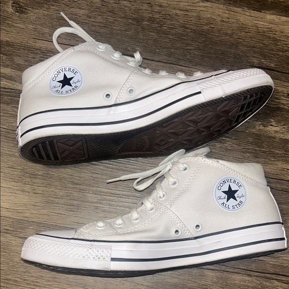 Converse Classic White Canvas Sneakers - Picture 3 of 6